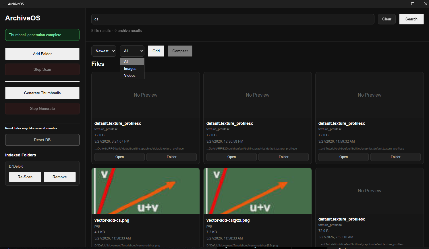 ArchiveOS Screenshot
